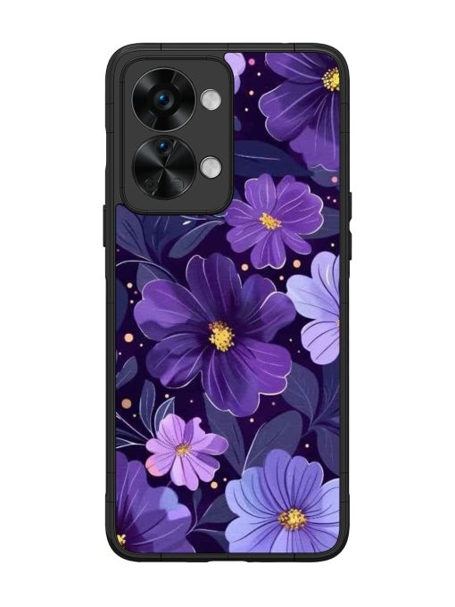 Purple Paradise Glossy Soft Edge Case for Oneplus Nord 2T (5G) Chachhi