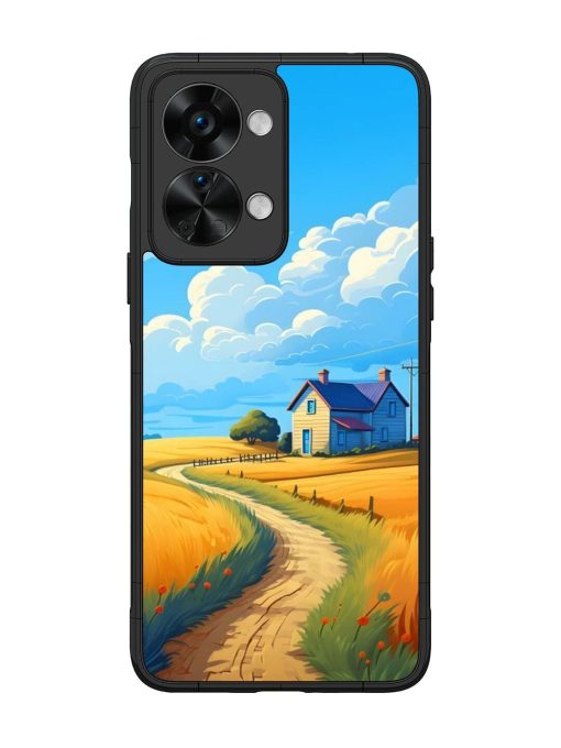 Countryside Cottage Glossy Soft Edge Case for Oneplus Nord 2T (5G) Chachhi