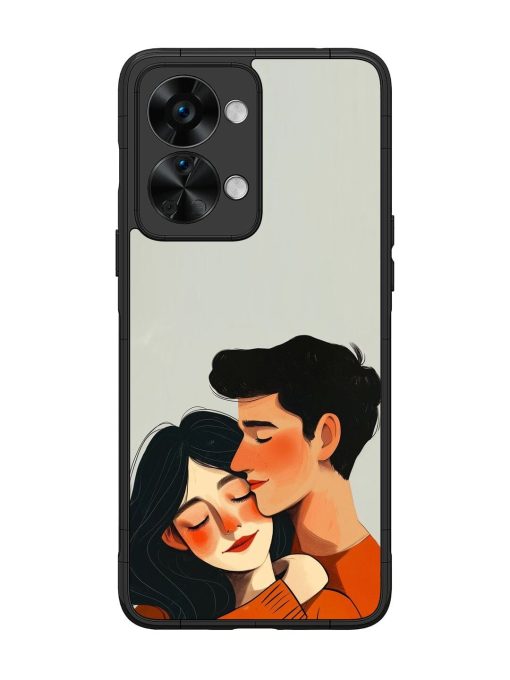 Craft Couples Glossy Soft Edge Case for Oneplus Nord 2T (5G)