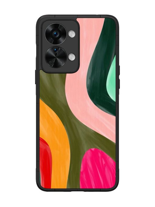 Wavy Wonderland Glossy Soft Edge Case for Oneplus Nord 2T (5G)