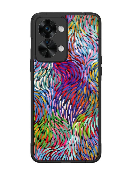 Vibrant Waves Glossy Soft Edge Case for Oneplus Nord 2T (5G) Chachhi