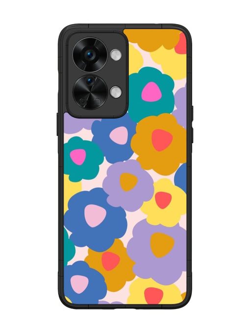 Flower Power Glossy Soft Edge Case for Oneplus Nord 2T (5G) Chachhi