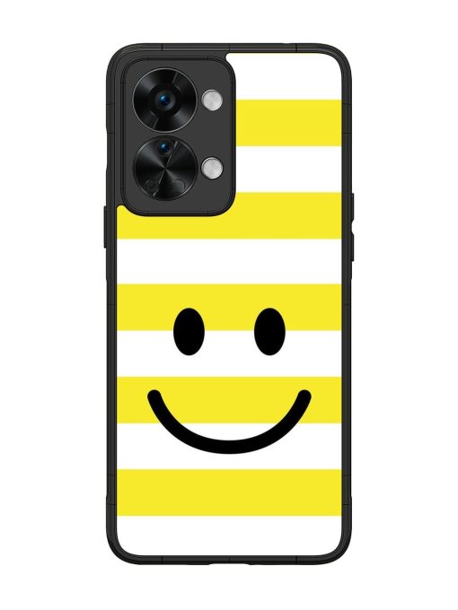 Smiling Stripes Glossy Soft Edge Case for Oneplus Nord 2T (5G)