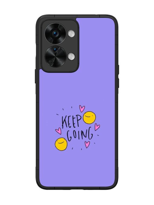 Smiling Through It All Glossy Soft Edge Case for Oneplus Nord 2T (5G) Chachhi