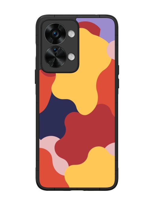 Gooey Color Chaos Glossy Soft Edge Case for Oneplus Nord 2T (5G) Chachhi