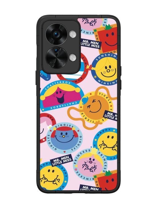 Whimsical Mr. Men & Little Miss Glossy Soft Edge Case for Oneplus Nord 2T (5G) Chachhi