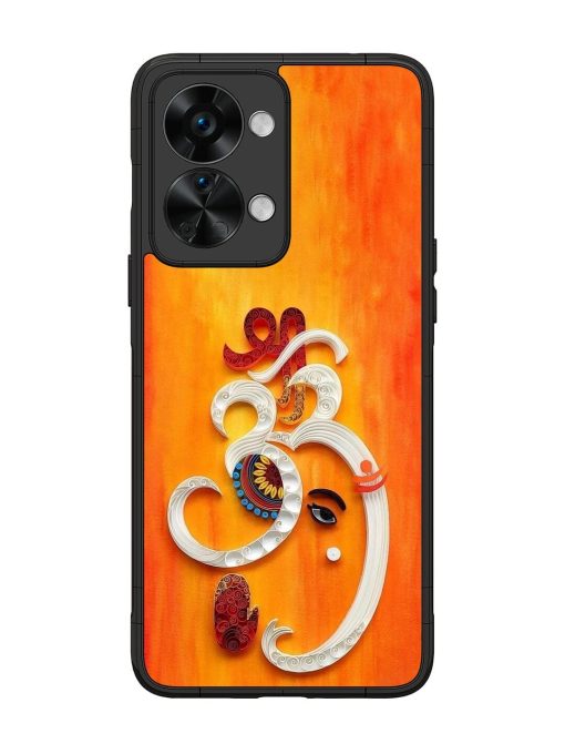 Ganesha In Quilling Art Glossy Soft Edge Case for Oneplus Nord 2T (5G) Chachhi