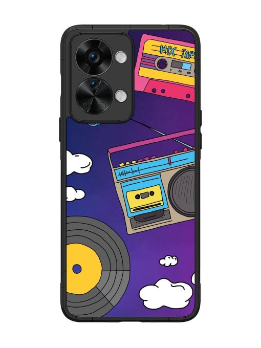 Retro Vibes Glossy Soft Edge Case for Oneplus Nord 2T (5G) Chachhi