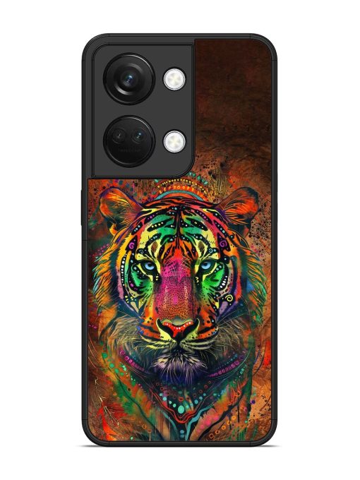 Cosmic Tiger Glossy Soft Edge Case for Oneplus Nord 3 (5G) Chachhi