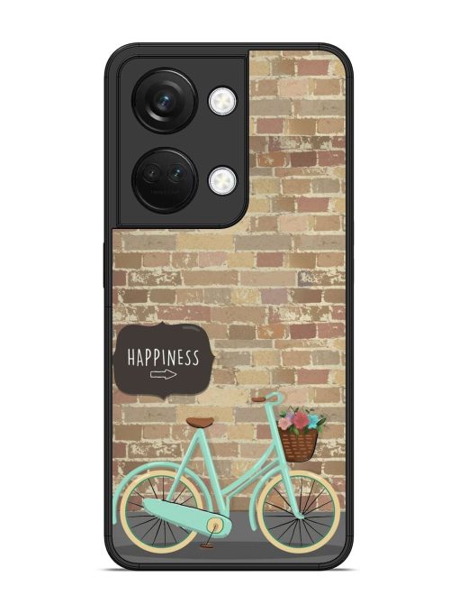 Pedaling Towards Happiness Glossy Soft Edge Case for Oneplus Nord 3 (5G) Chachhi