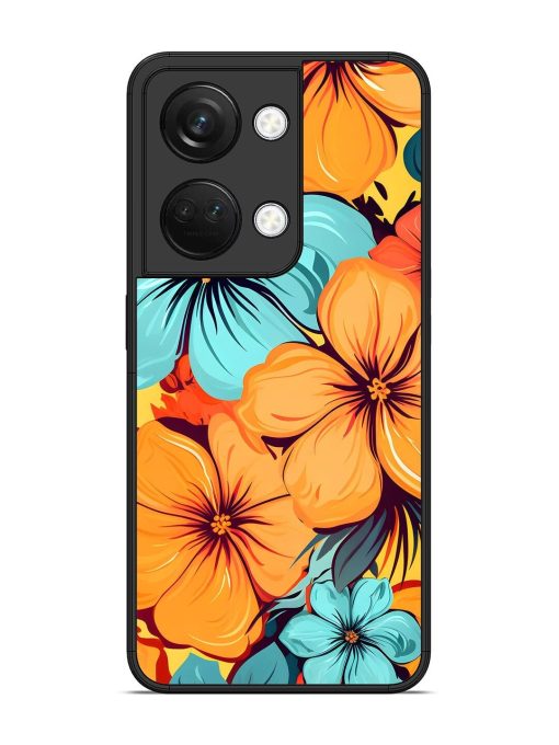 Tropical Bloom Glossy Soft Edge Case for Oneplus Nord 3 (5G) Chachhi