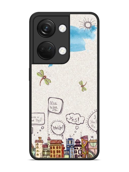 Doodle City Glossy Soft Edge Case for Oneplus Nord 3 (5G) Chachhi