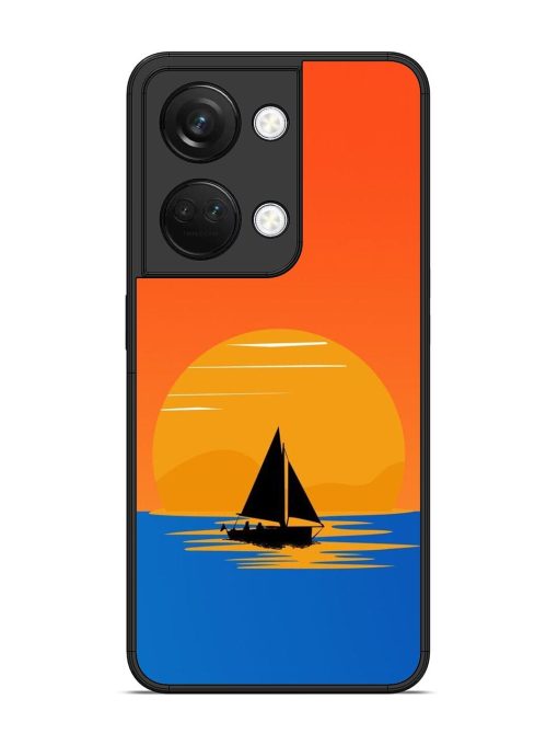 Sunset Sail Glossy Soft Edge Case for Oneplus Nord 3 (5G) Chachhi