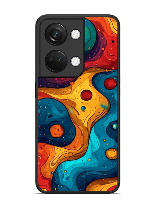 Cosmic Swirl Glossy Soft Edge Case for Oneplus Nord 3 (5G)