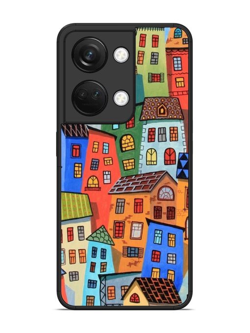 Rainbow House Glossy Soft Edge Case for Oneplus Nord 3 (5G)