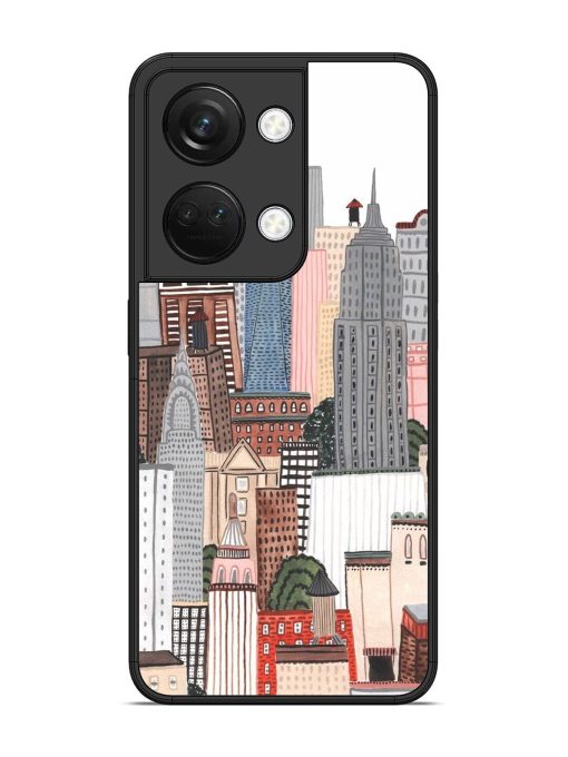 Cityscape Dreams Glossy Soft Edge Case for Oneplus Nord 3 (5G) Chachhi