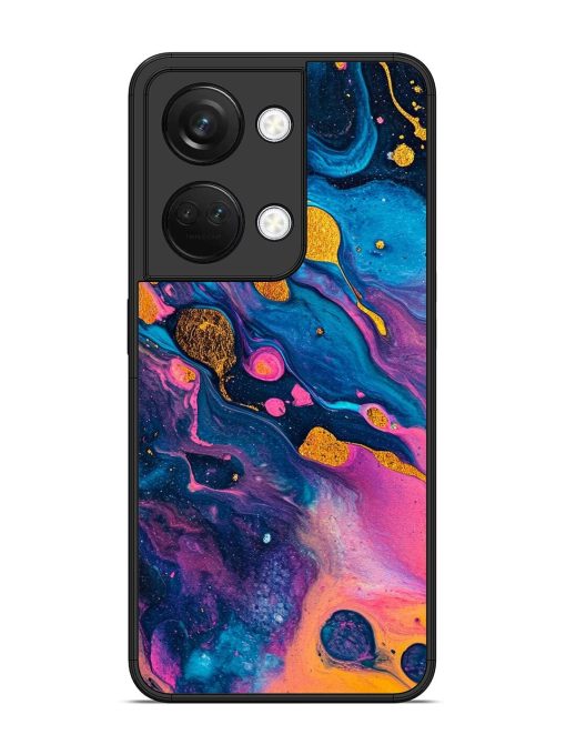 Cosmic Swirl Glossy Soft Edge Case for Oneplus Nord 3 (5G)