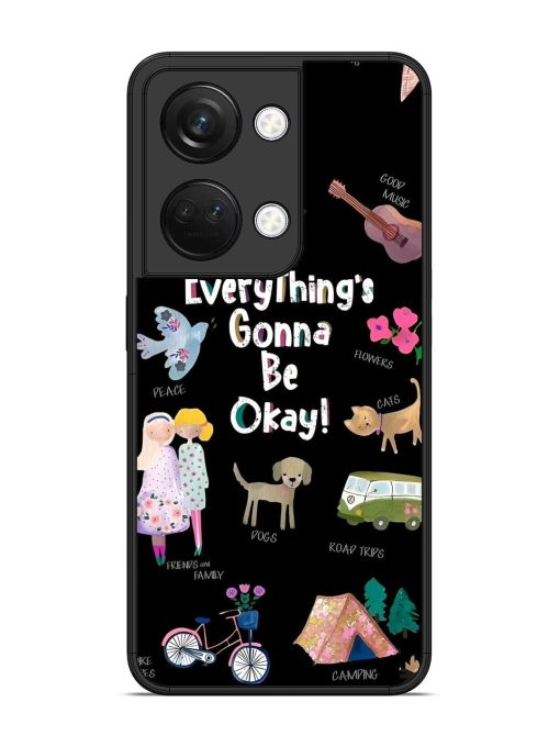 Everything'S Gonna Be Okay Glossy Soft Edge Case for Oneplus Nord 3 (5G) Chachhi