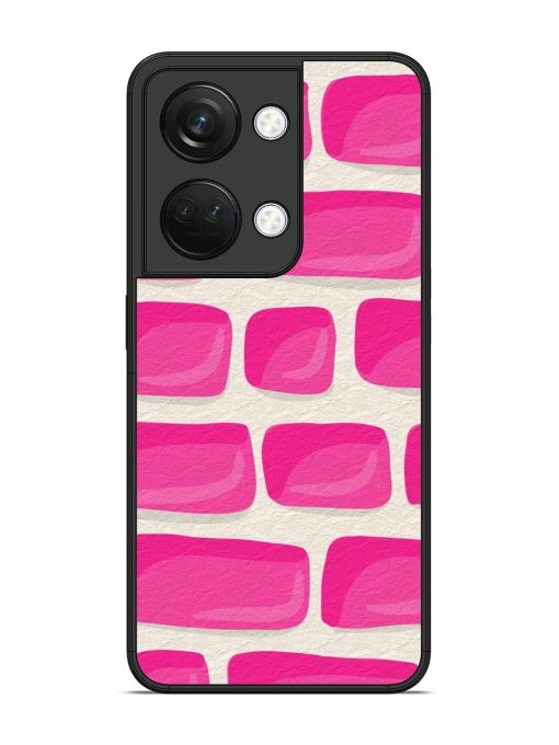 Pink Brick Wall Glossy Soft Edge Case for Oneplus Nord 3 (5G)