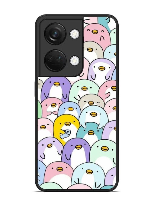 Penguin Party Glossy Soft Edge Case for Oneplus Nord 3 (5G) Chachhi