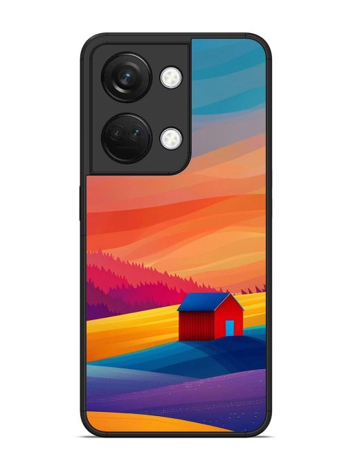 Sunset Solitude Glossy Soft Edge Case for Oneplus Nord 3 (5G) Chachhi