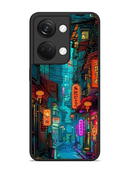 Neon Nightscape Glossy Soft Edge Case for Oneplus Nord 3 (5G) Chachhi