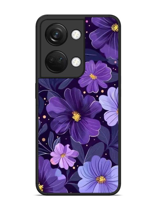 Purple Paradise Glossy Soft Edge Case for Oneplus Nord 3 (5G) Chachhi