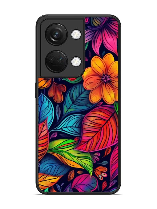 Rainbow Of Blooms Glossy Soft Edge Case for Oneplus Nord 3 (5G) Chachhi