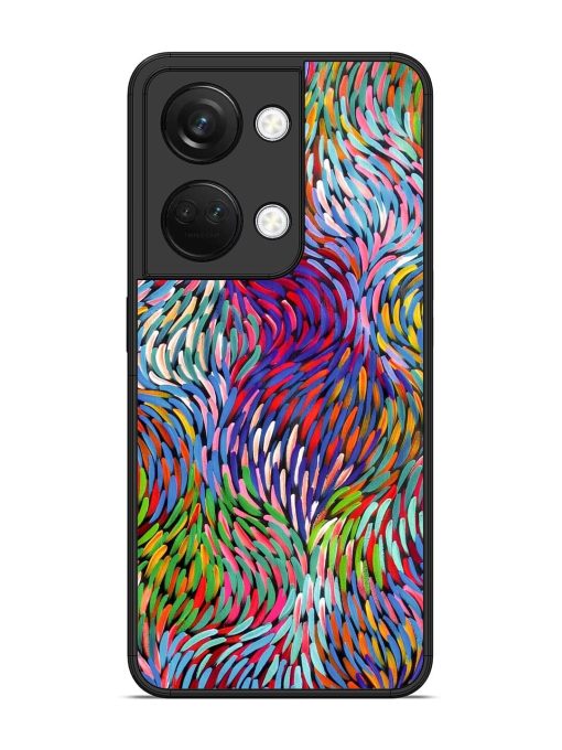 Vibrant Waves Glossy Soft Edge Case for Oneplus Nord 3 (5G) Chachhi