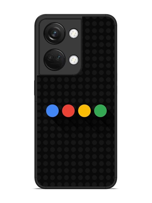 Google Dots Glossy Soft Edge Case for Oneplus Nord 3 (5G) Chachhi