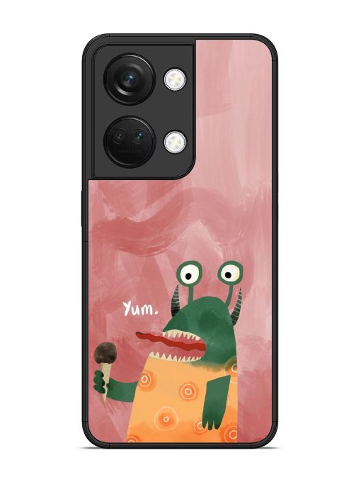 Hungry Monster Glossy Soft Edge Case for Oneplus Nord 3 (5G) Chachhi