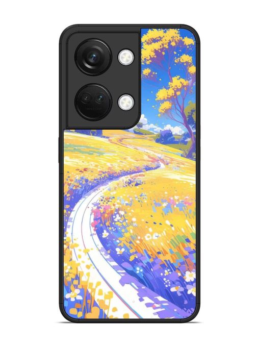 Vibrant Spring Meadow Glossy Soft Edge Case for Oneplus Nord 3 (5G) Chachhi