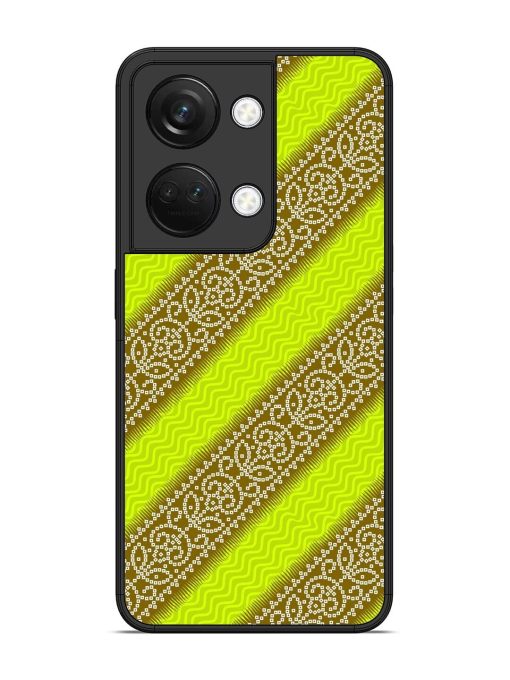 Golden Bandana Bliss Glossy Soft Edge Case for Oneplus Nord 3 (5G) Chachhi