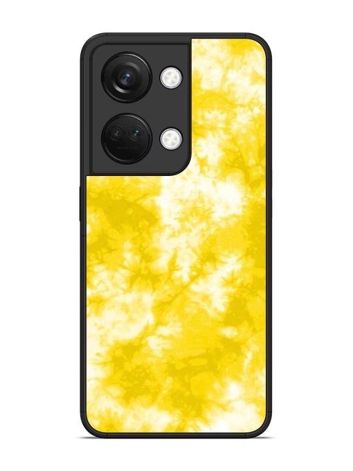 Golden Tie-Dye Twirl Glossy Soft Edge Case for Oneplus Nord 3 (5G) Chachhi