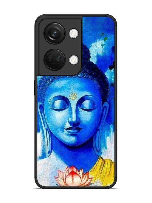 Serene Buddha With Lotus Glossy Soft Edge Case for Oneplus Nord 3 (5G) Chachhi