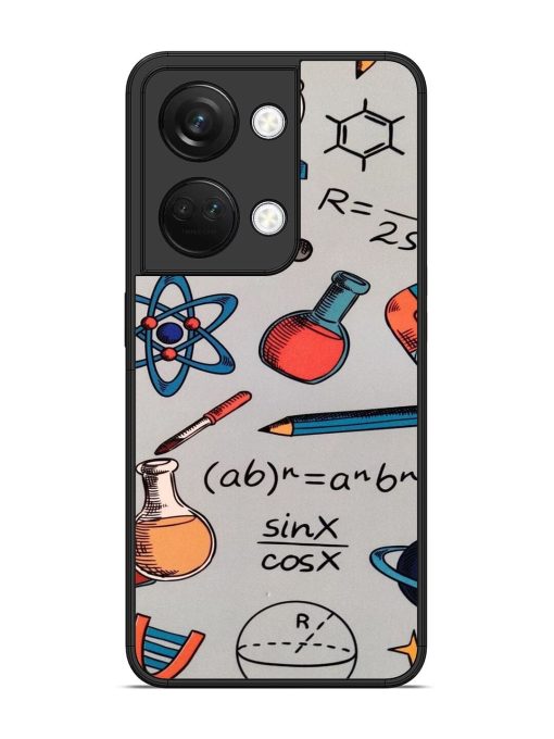 Science Doodle Delight Glossy Soft Edge Case for Oneplus Nord 3 (5G) Chachhi