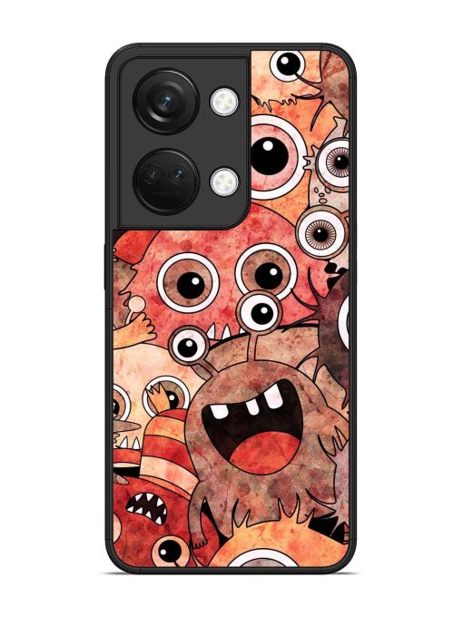 Monster Mash Glossy Soft Edge Case for Oneplus Nord 3 (5G) Chachhi