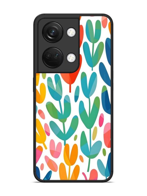 Rainbow Of Blooms Glossy Soft Edge Case for Oneplus Nord 3 (5G) Chachhi