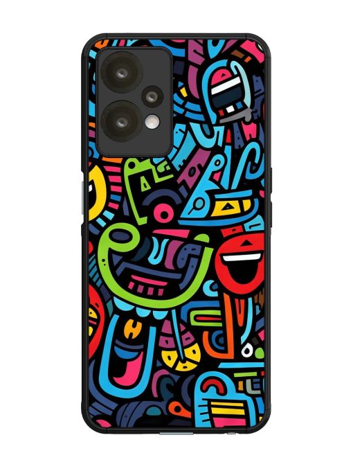 Doodlephoria Glossy Soft Edge Case for Oneplus Nord Ce 2 Lite (5G) Chachhi