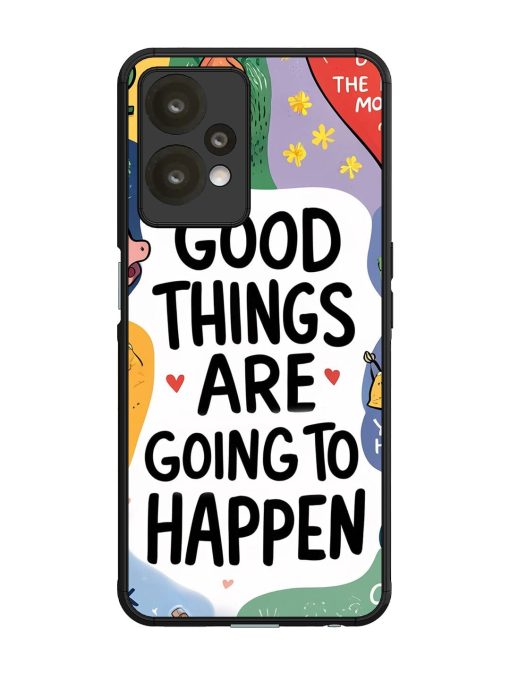 Uplifting Scribbles Glossy Soft Edge Case for Oneplus Nord Ce 2 Lite (5G) Chachhi