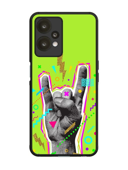 Neon Rock Glossy Soft Edge Case for Oneplus Nord Ce 2 Lite (5G) Chachhi