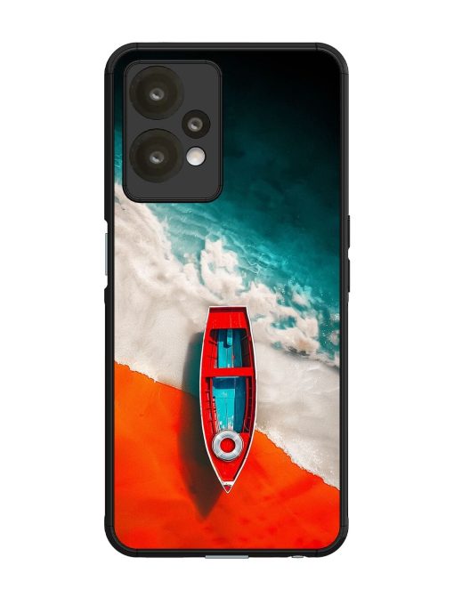 Crimson Tide Glossy Soft Edge Case for Oneplus Nord Ce 2 Lite (5G) Chachhi