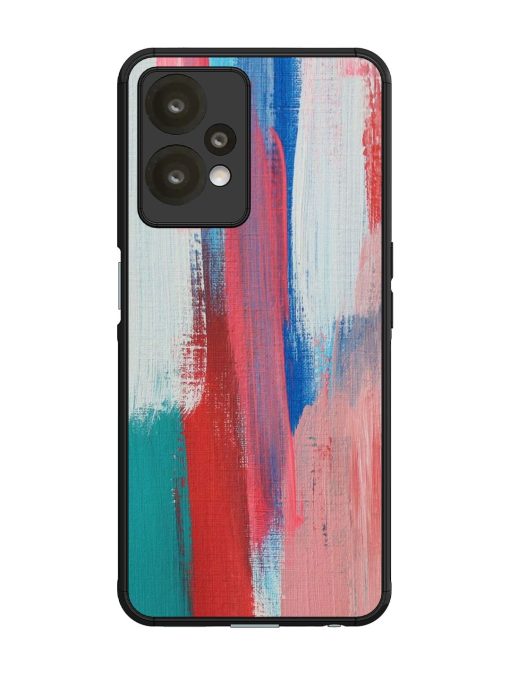 Colorful Chaos Glossy Soft Edge Case for Oneplus Nord Ce 2 Lite (5G) Chachhi