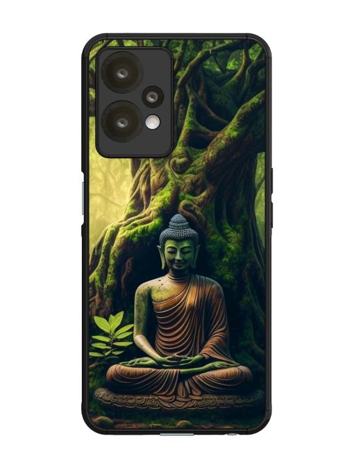 Green Buddha Art Glossy Soft Edge Case for Oneplus Nord Ce 2 Lite (5G) Chachhi