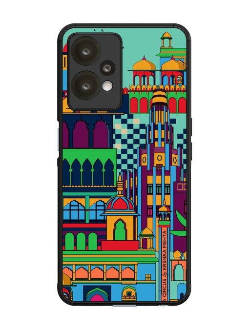 Indian Tapestry Glossy Soft Edge Case for Oneplus Nord Ce 2 Lite (5G) Chachhi