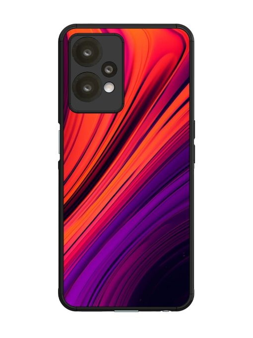 Crimson Curls Glossy Soft Edge Case for Oneplus Nord Ce 2 Lite (5G)