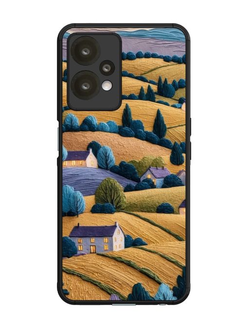 Rolling Hilltop Haven Glossy Soft Edge Case for Oneplus Nord Ce 2 Lite (5G) Chachhi