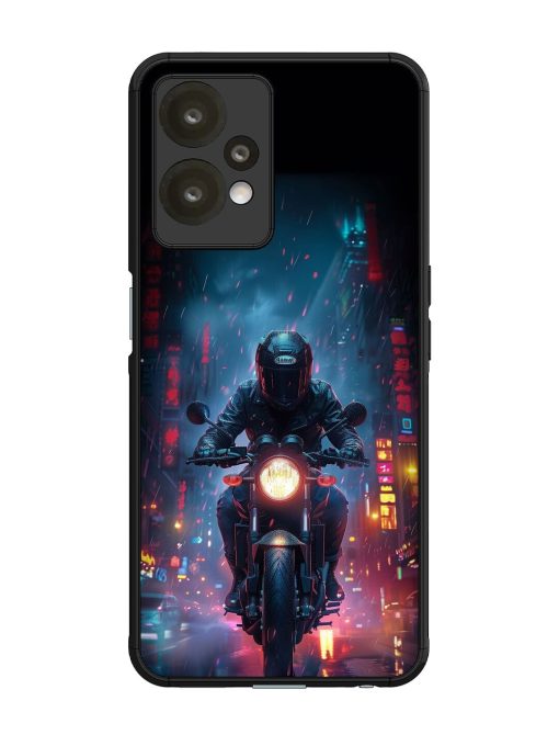 Neon Nights Glossy Soft Edge Case for Oneplus Nord Ce 2 Lite (5G) Chachhi