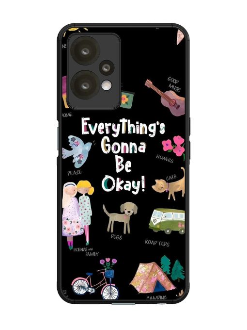 Everything'S Gonna Be Okay Glossy Soft Edge Case for Oneplus Nord Ce 2 Lite (5G)