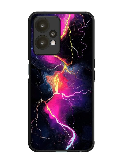 Electric Dreams Glossy Soft Edge Case for Oneplus Nord Ce 2 Lite (5G) Chachhi